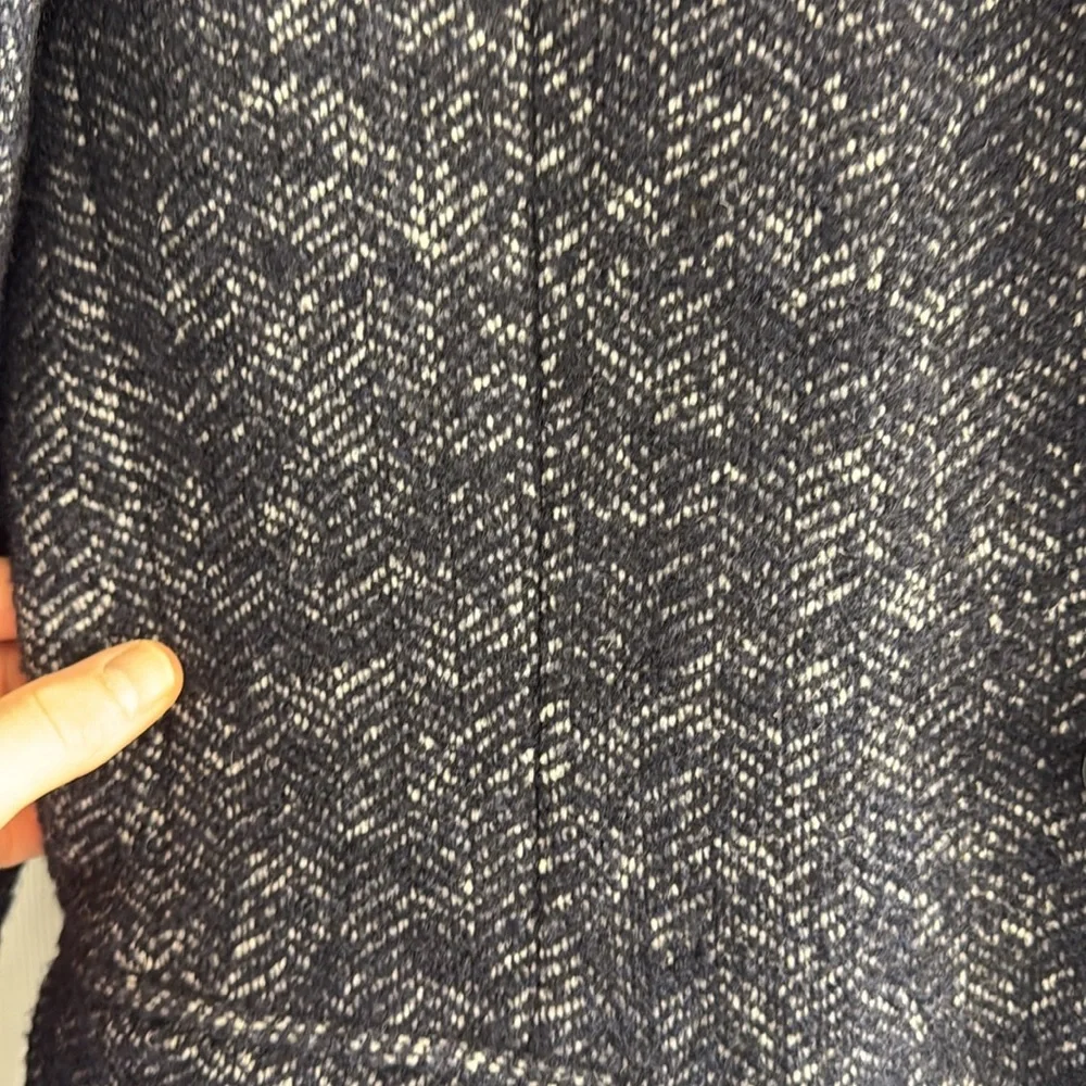 J Crew wool blend top coat. Worn only twice! Like new